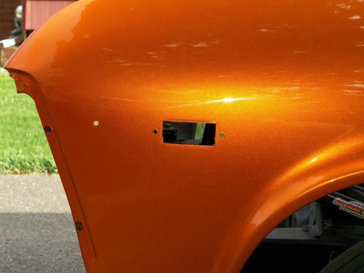 Оранжевый металлик краска