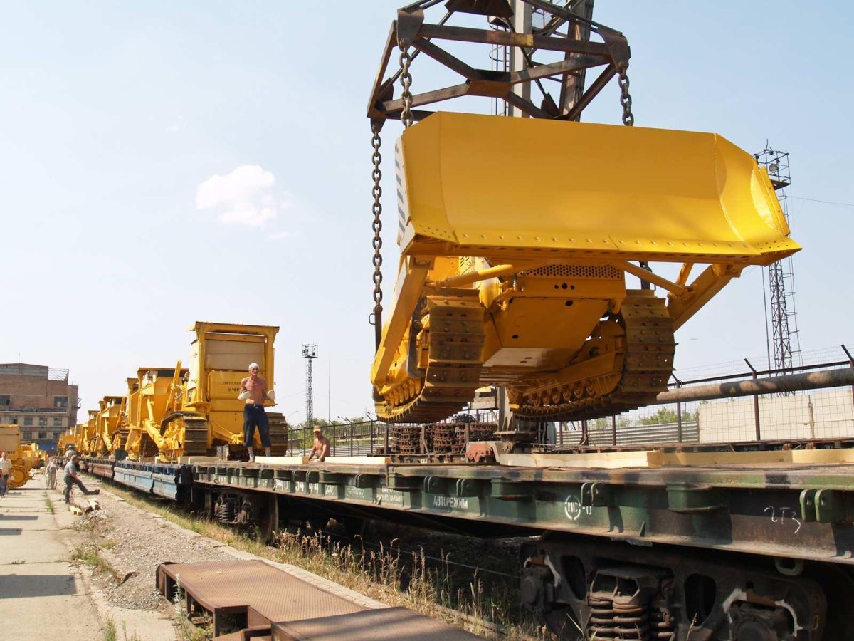 Бульдозер РЖД