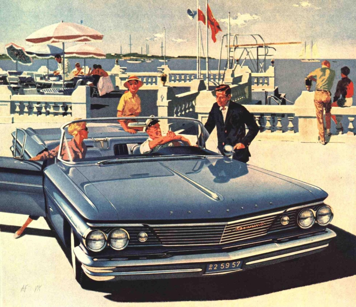 Бонневиль 1960 ретро автомобили Америки