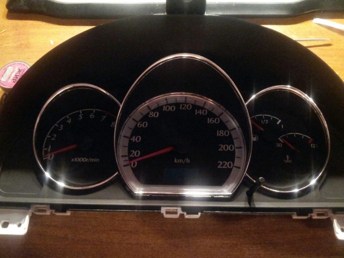 Кольца на приборную панель Шевроле Лачетти