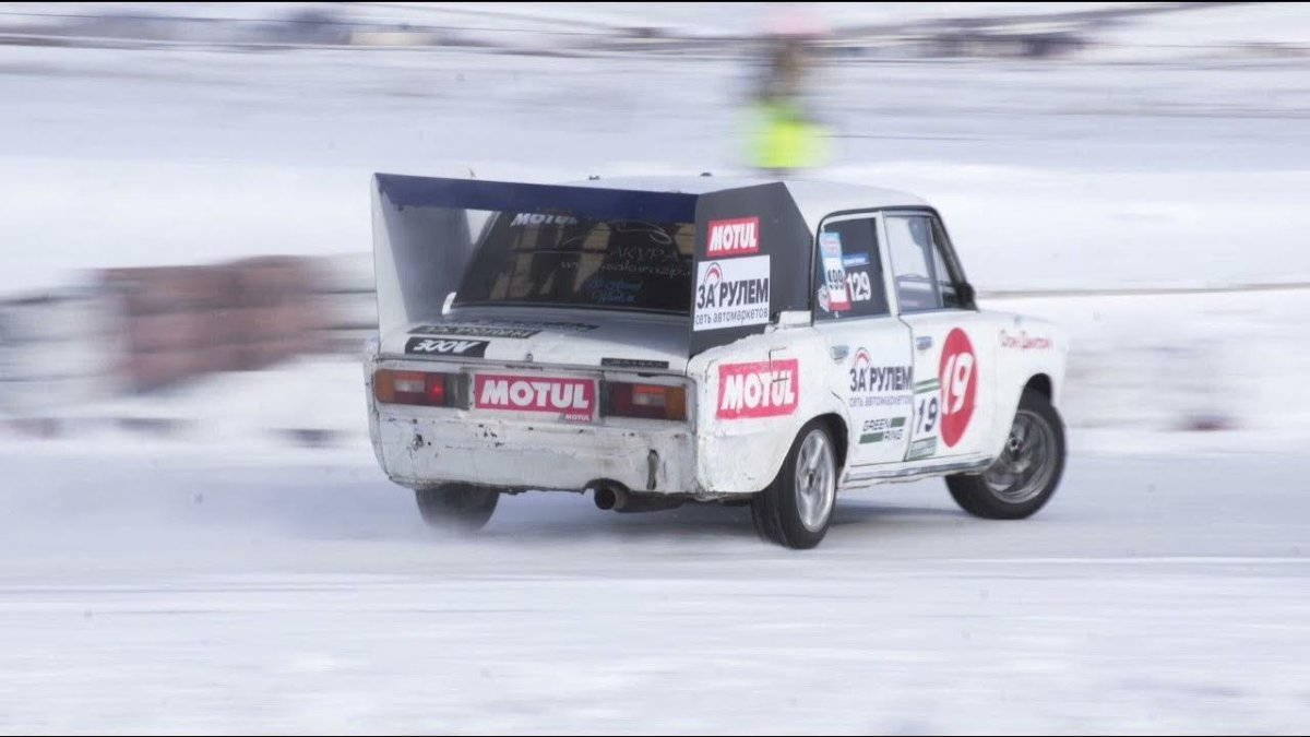 ВАЗ 2107 корч дрифт зима