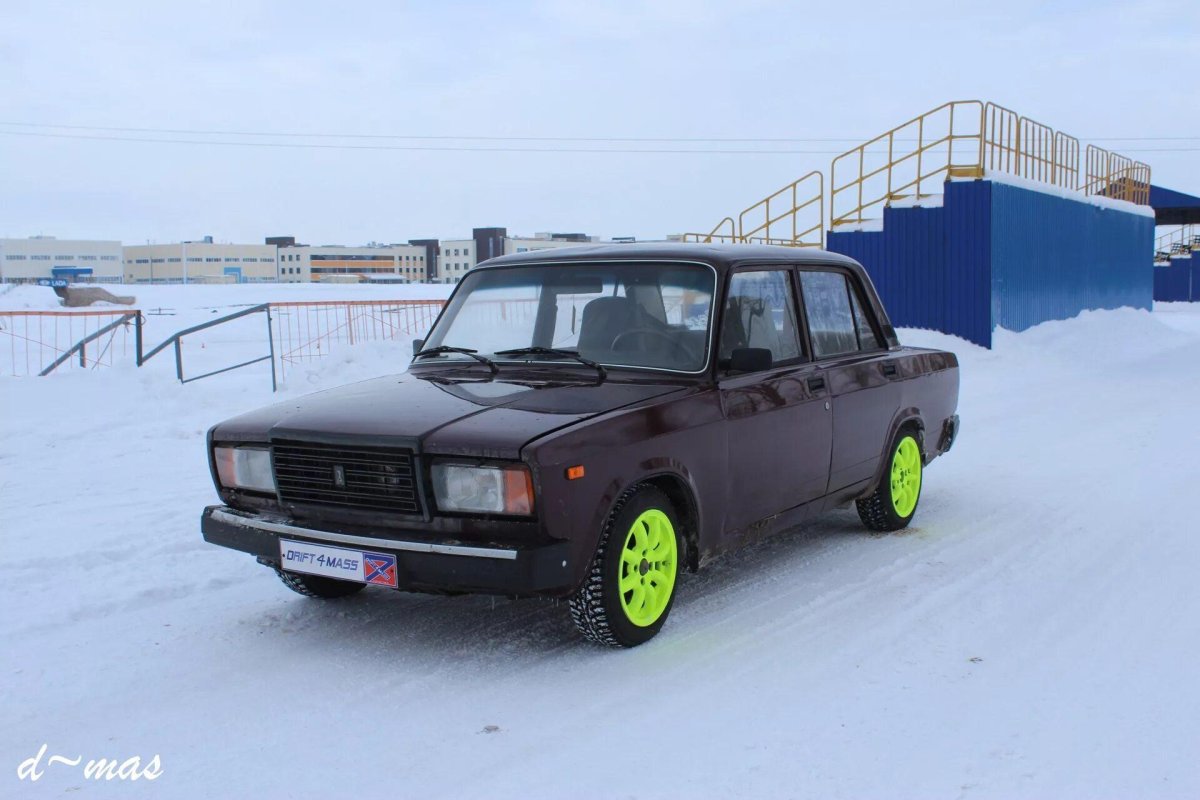 2107 Дрифт зимой