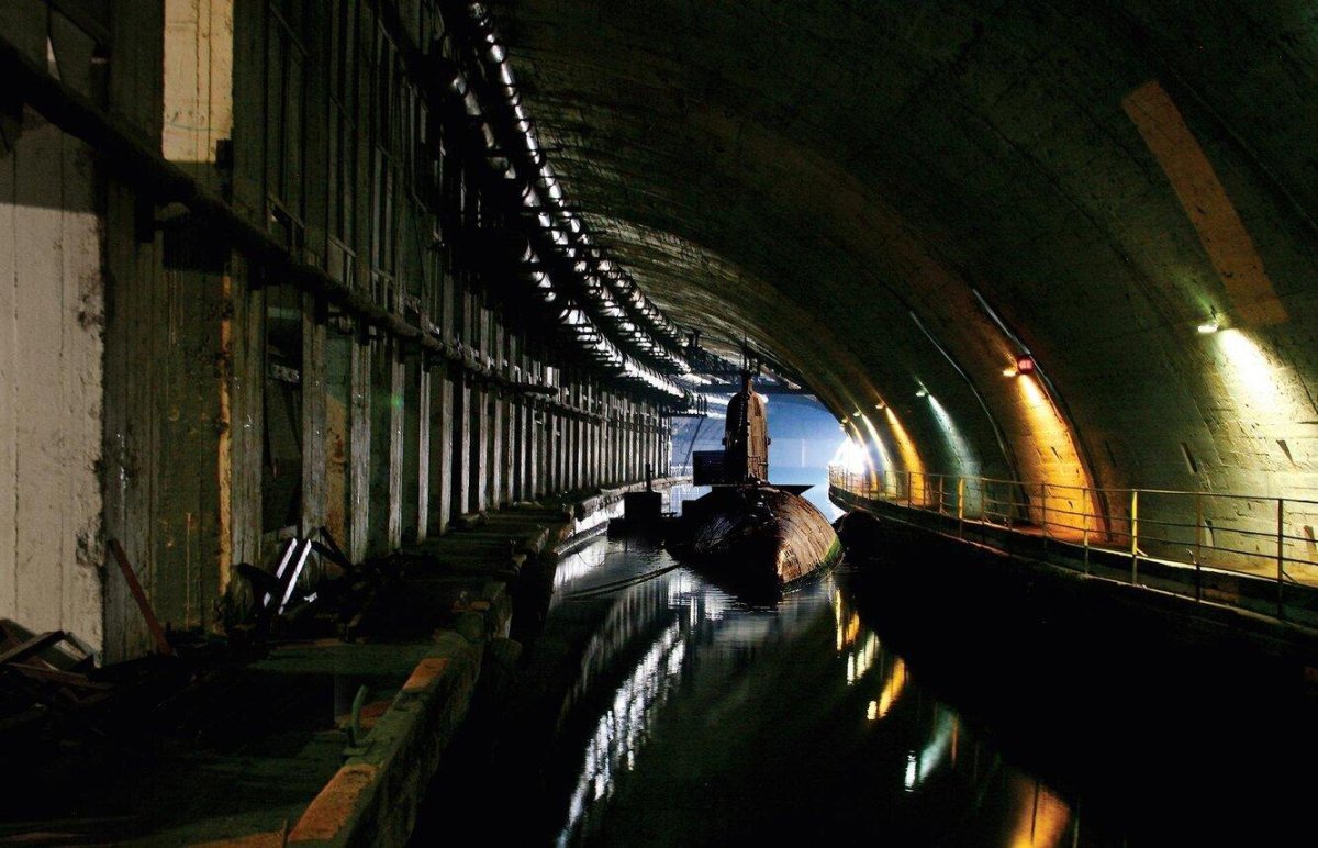 Видяево база подводных лодок