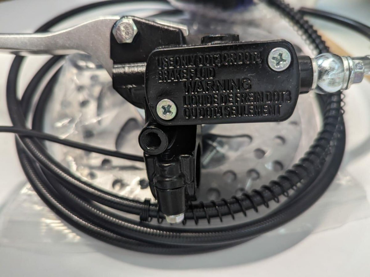 Гидравлический тормоз задний для электровелосипедов