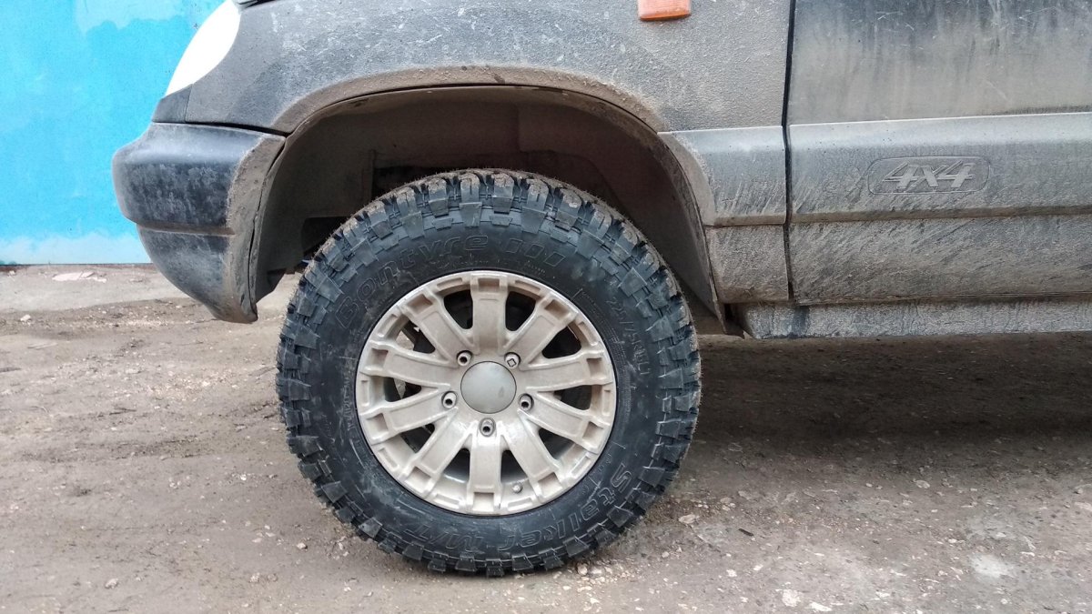Шевроле Нива на резине 225/75-16