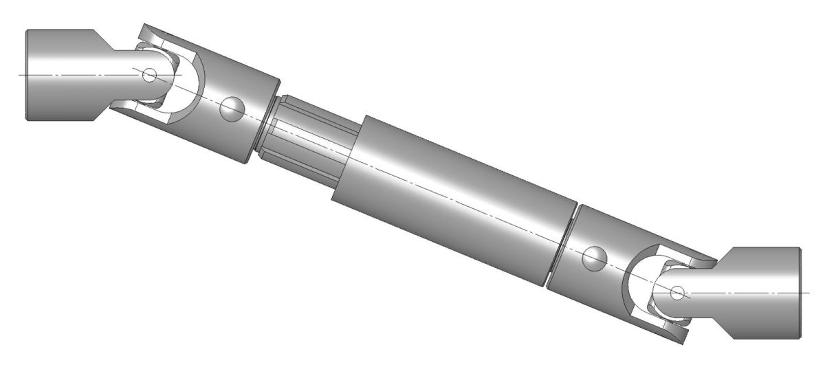 Шарнирная муфта (шарнир Гука по идеи Кардано)