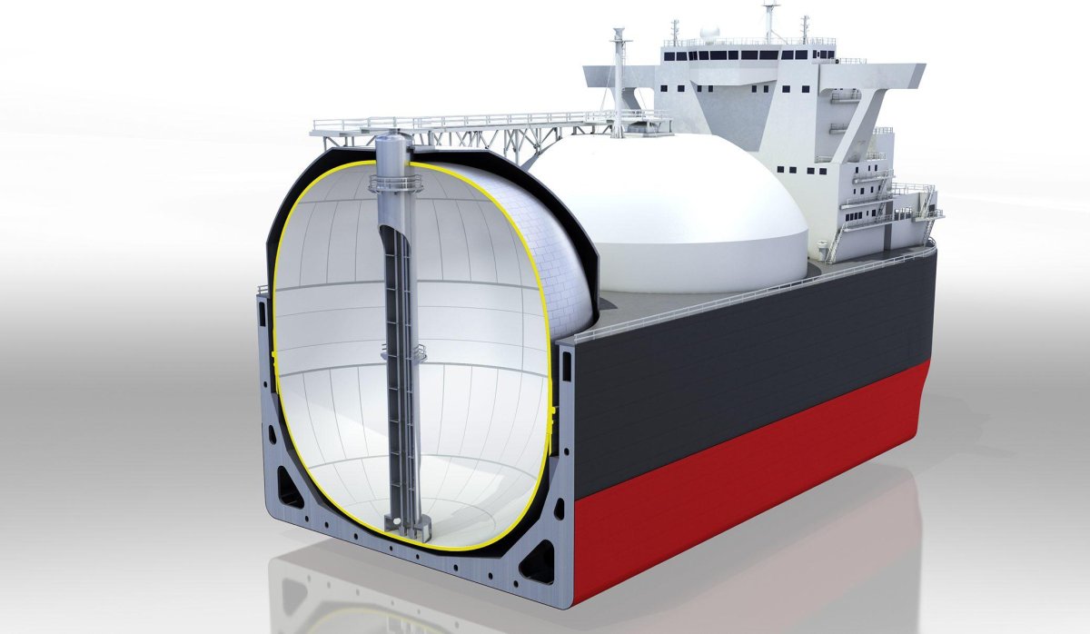Газоотводная система танкера