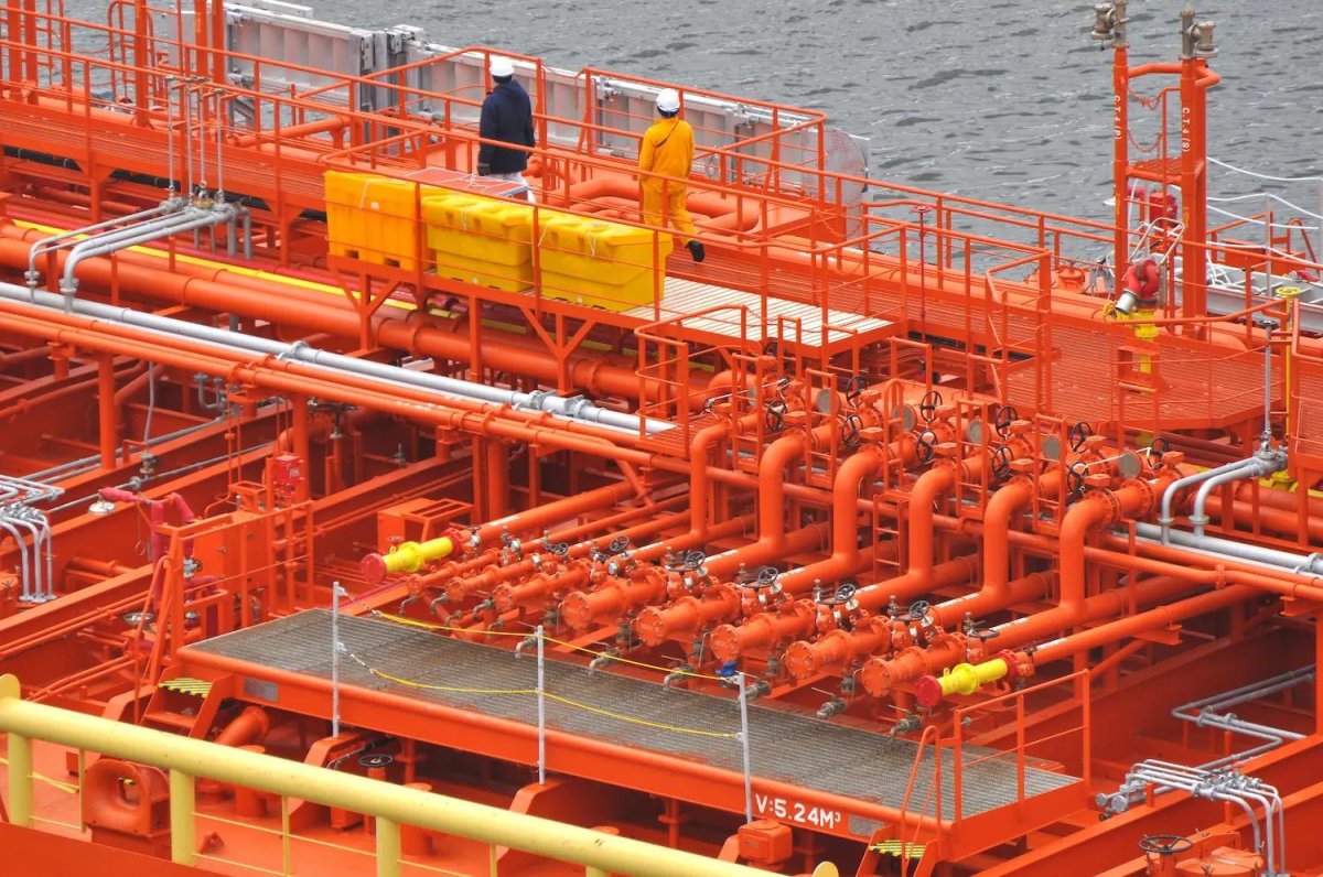 Манифольд на судне