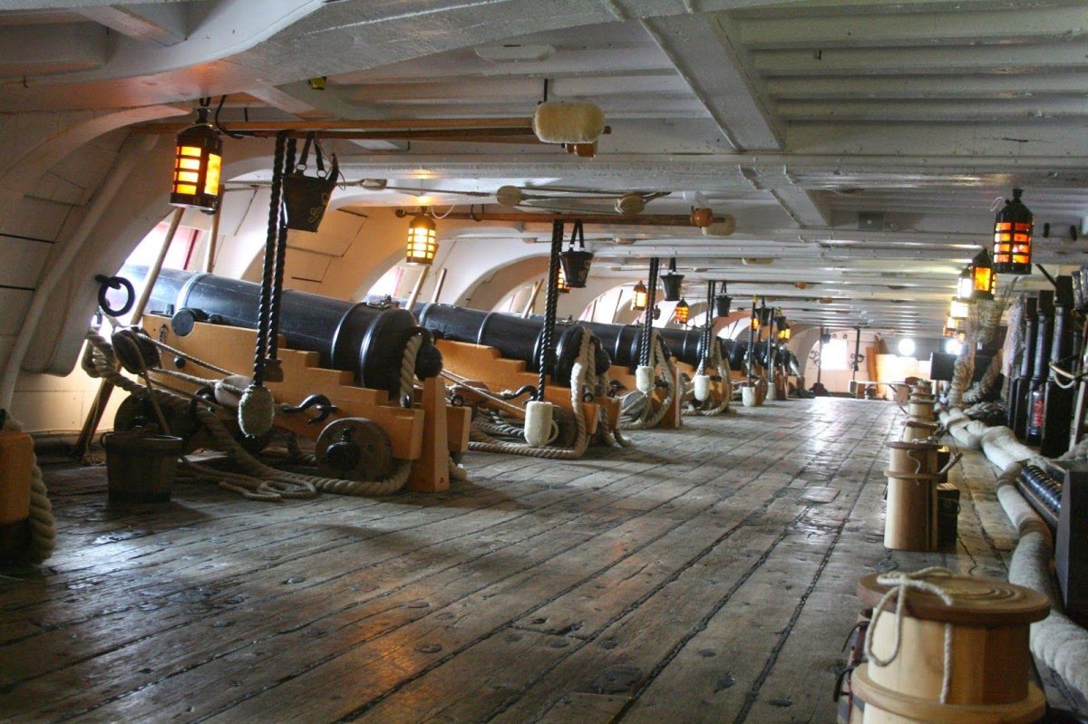 HMS Victory корабль внутри
