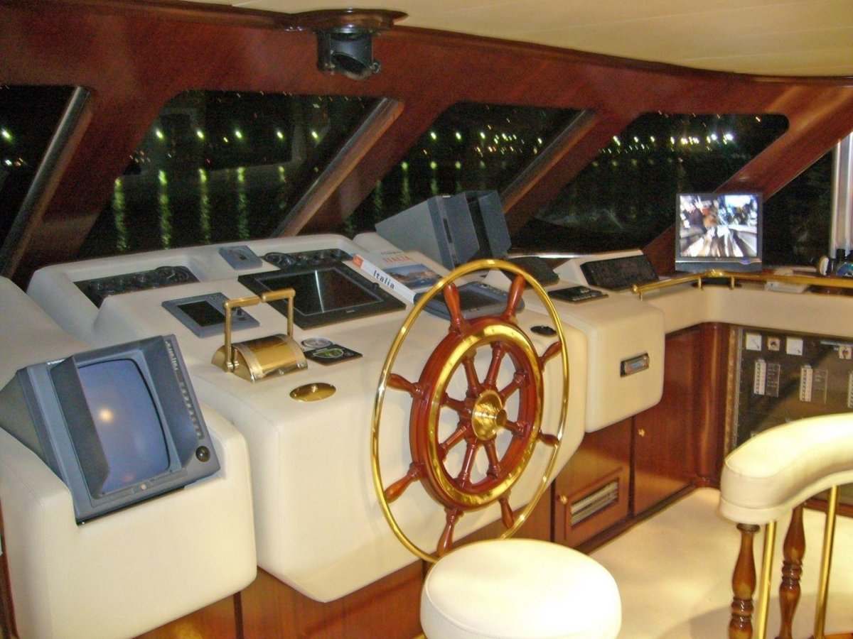 Капитанская рубка яхты Паллада