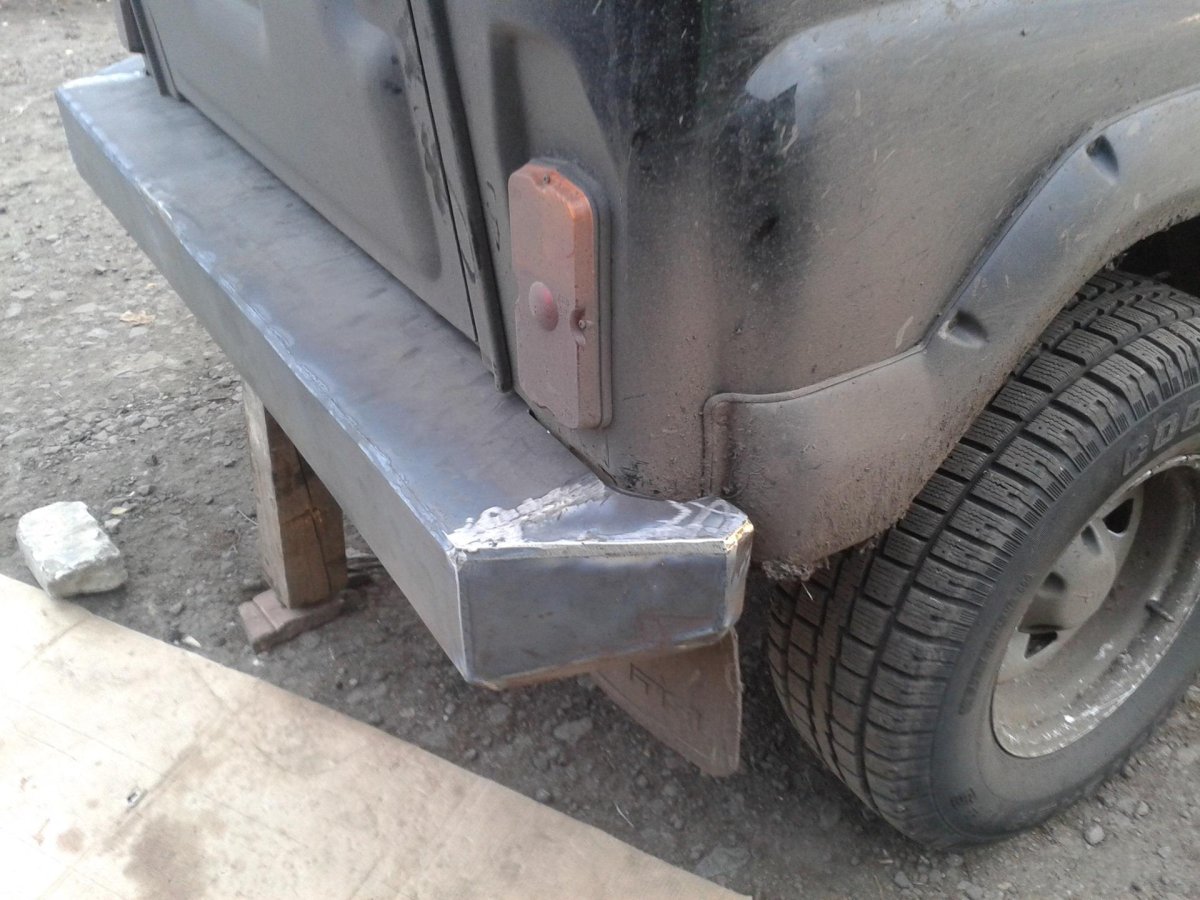 Задний бампер УАЗ 469 из швеллера