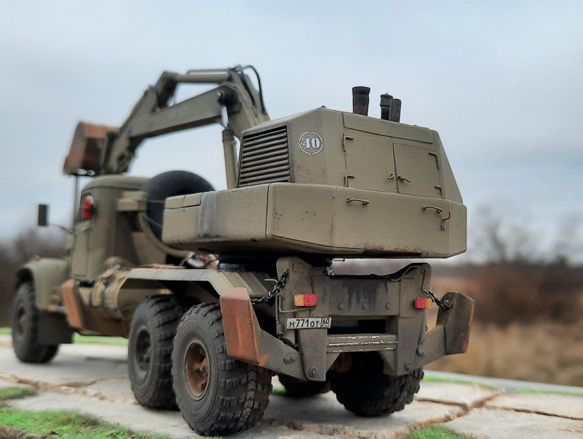 КРАЗ экскаватор ЭОВ 4421