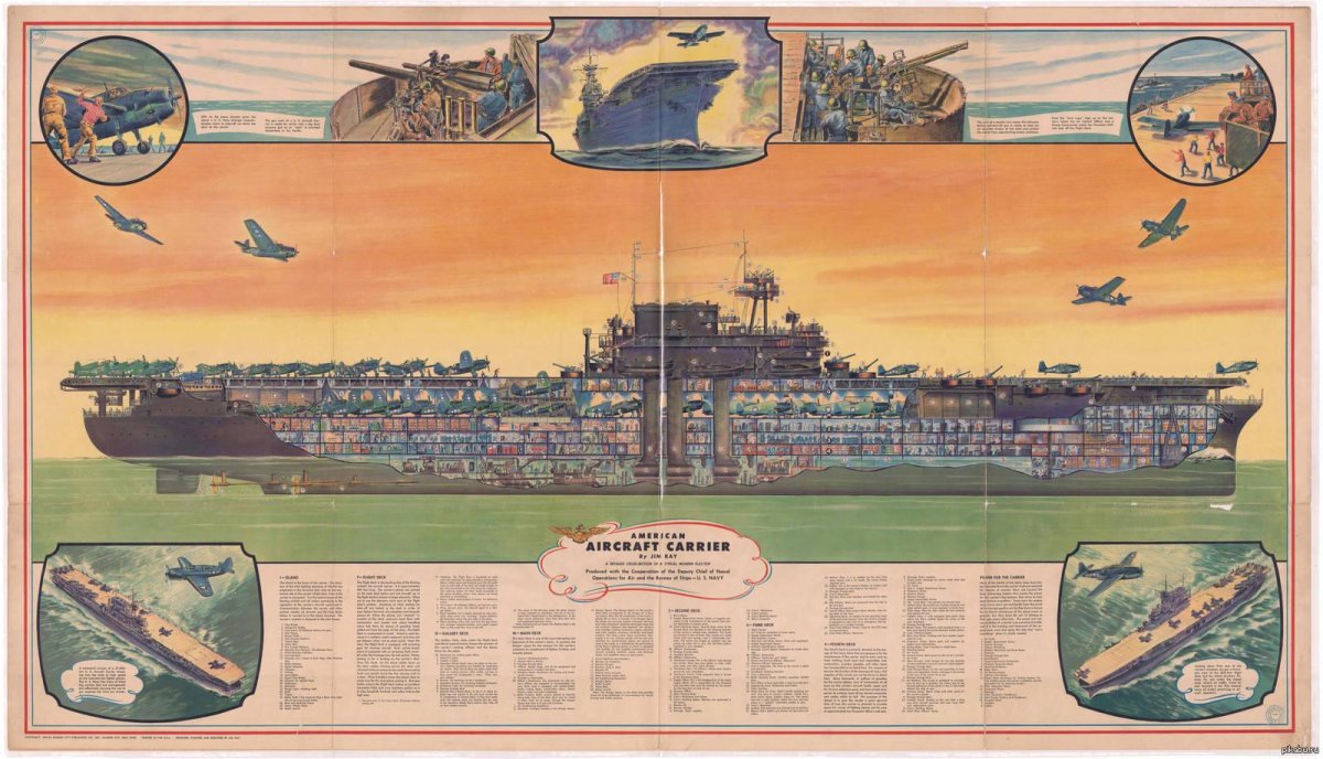 Авианосец Энтерпрайз 1944