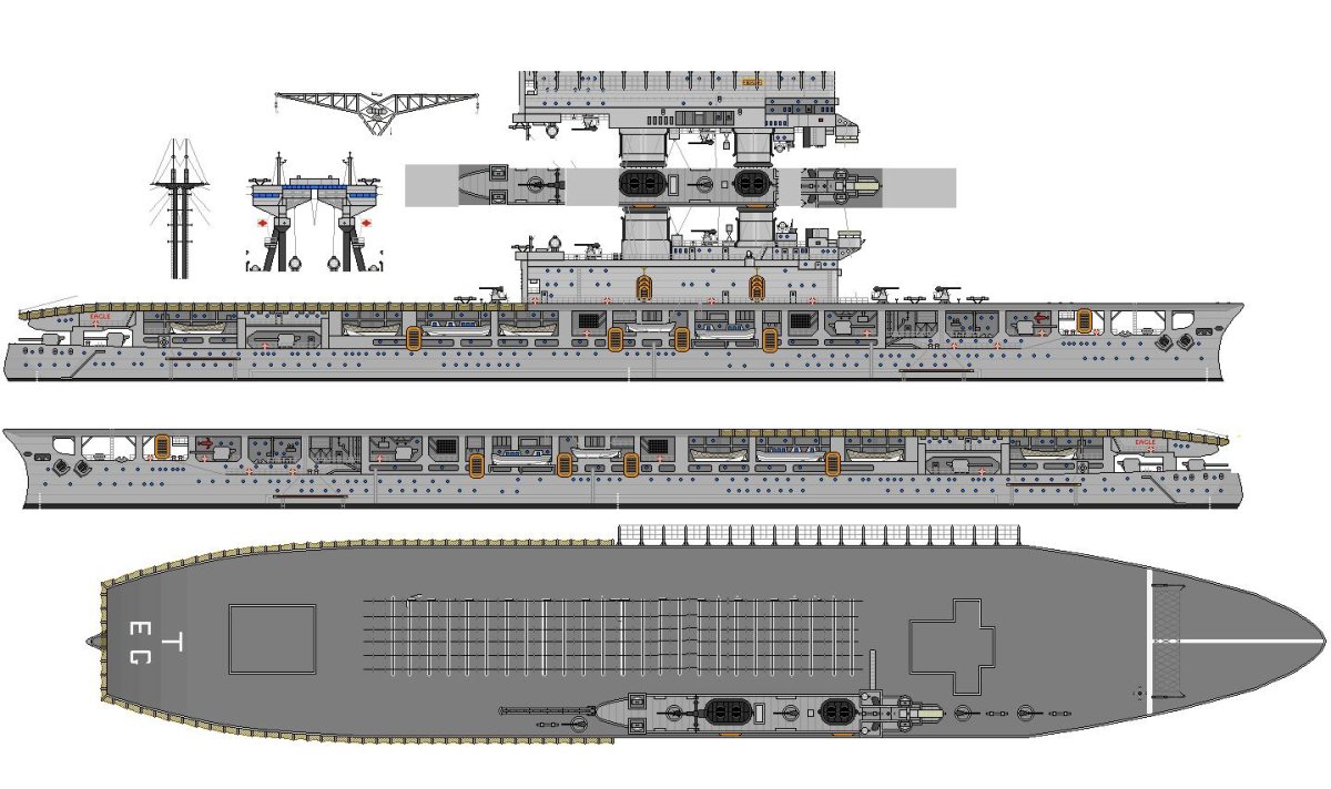 Авианосец HMS Eagle