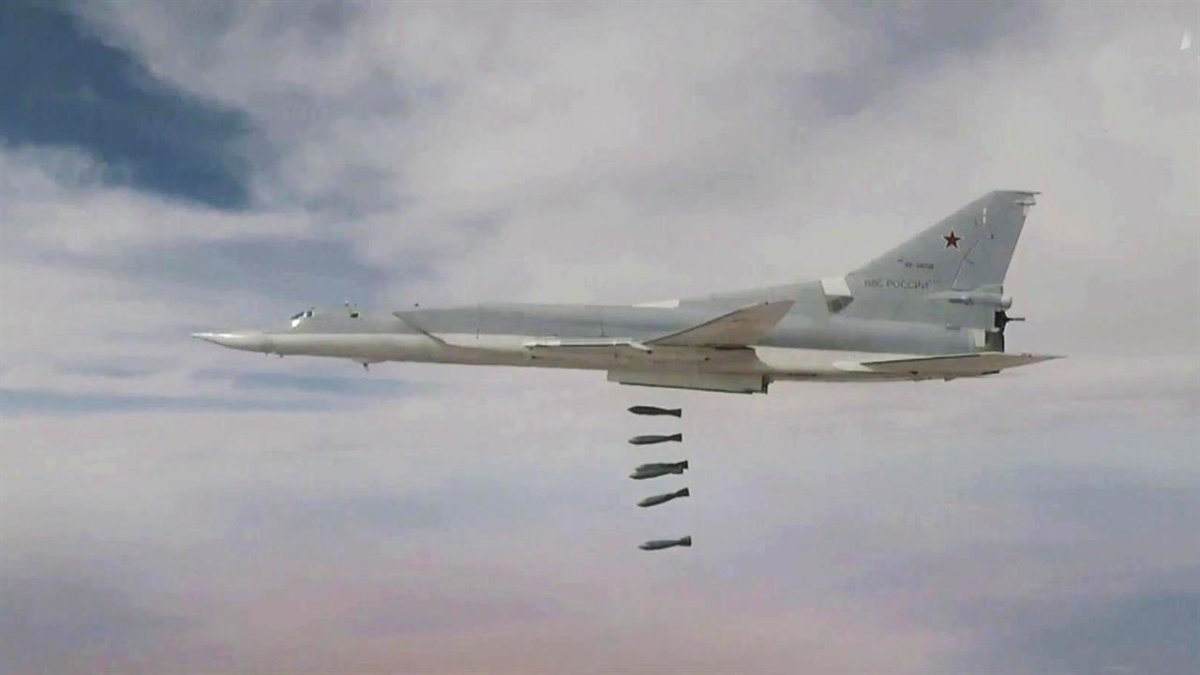 Ту-22м3 бомбардировка