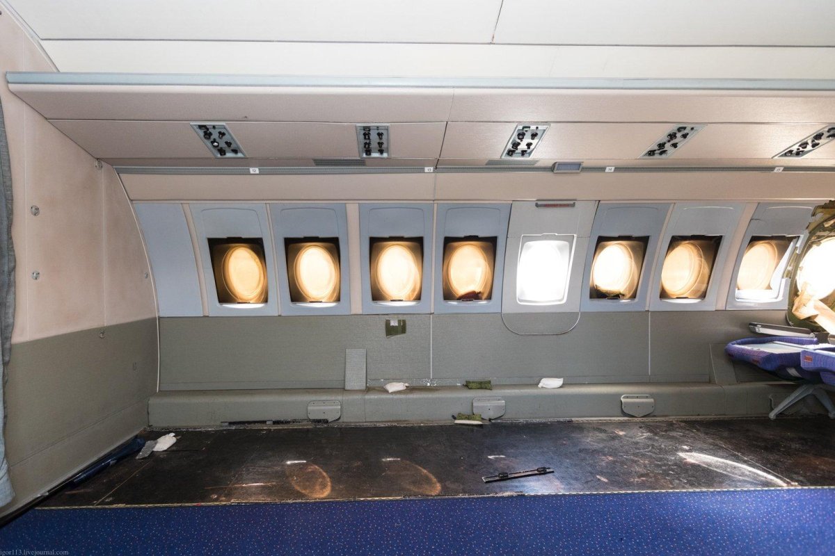 Ил-62 самолёт салон