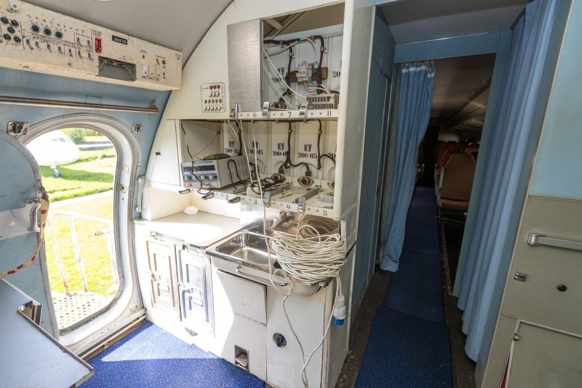 Ил-62 кабина внутри