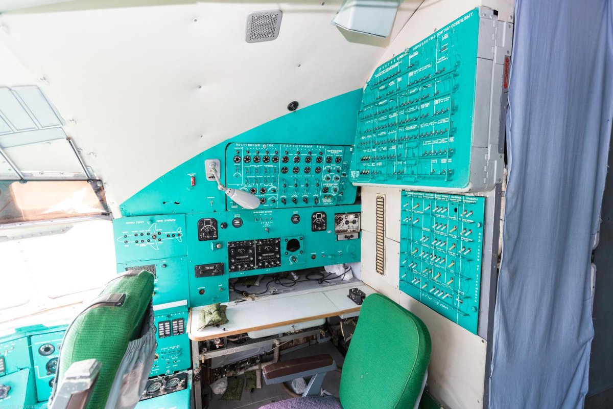 Ил-62 самолёт кабина