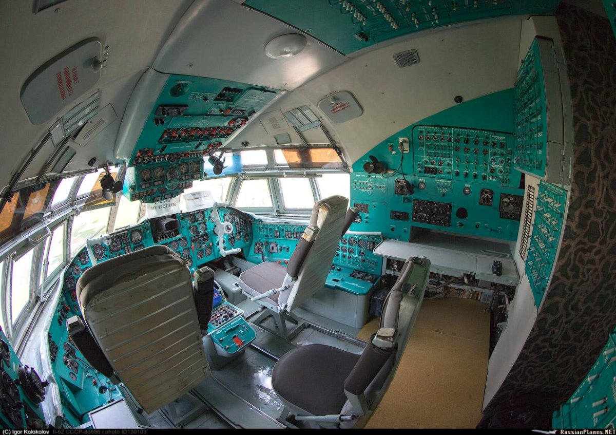 Ил-62 кабина