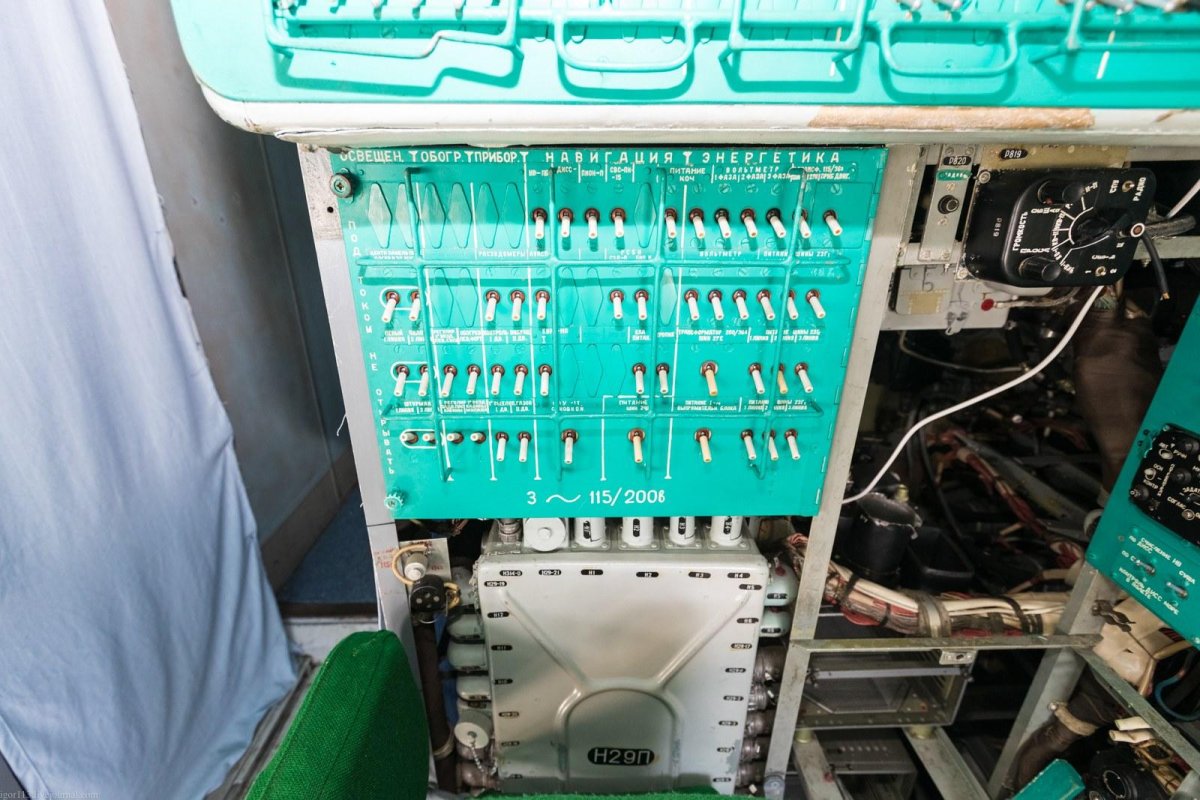 Ил-62 кабина внутри