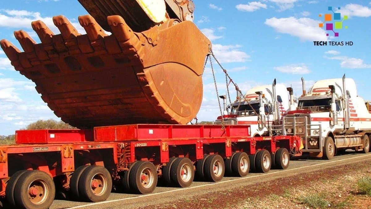 Трал негабарит 100 тонн