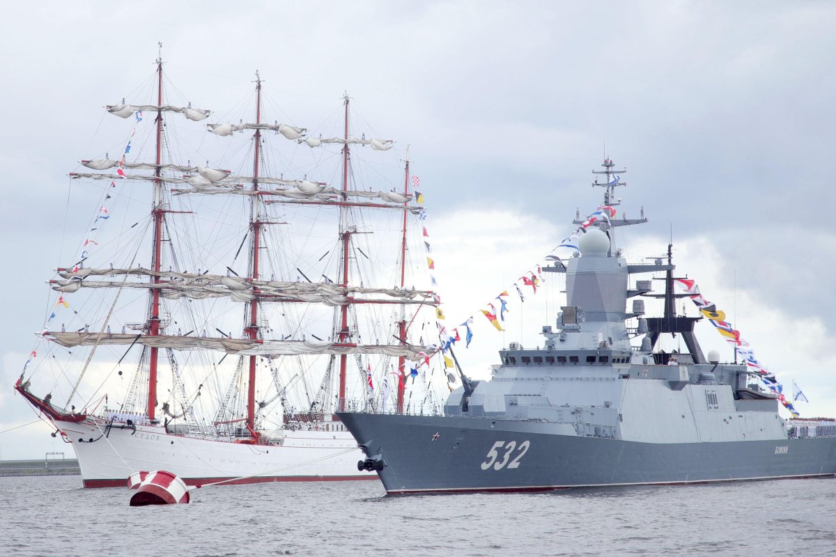 Военно-морской парад в Санкт-Петербурге 2022