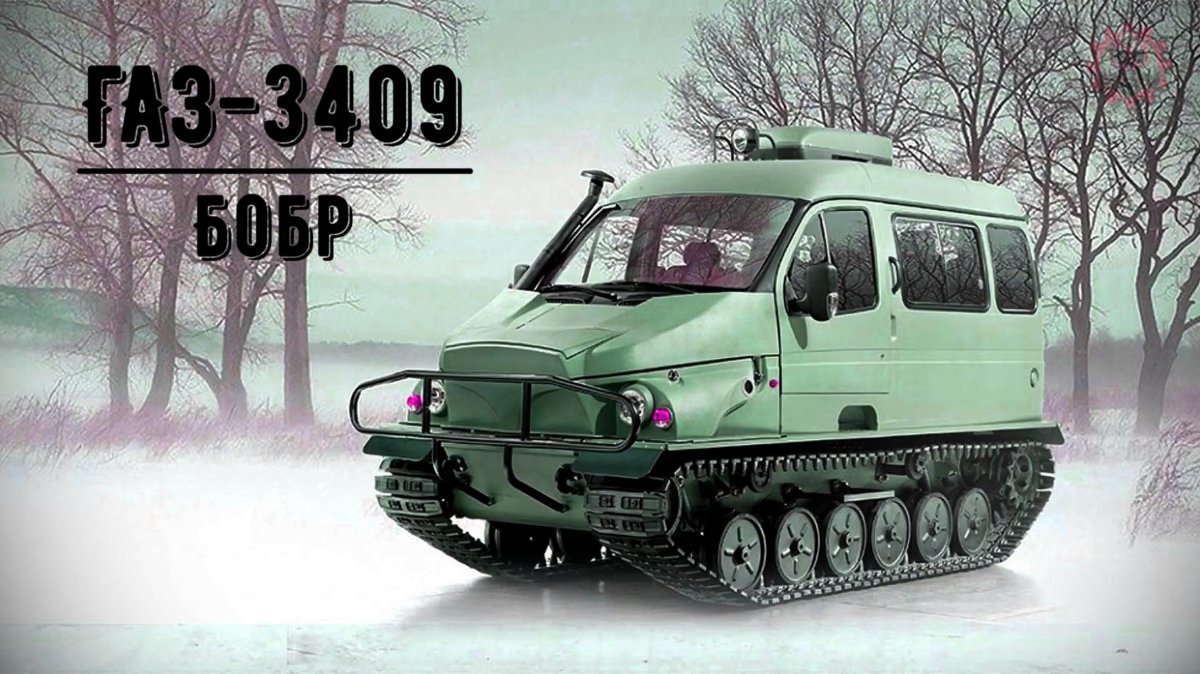 Снегоболотоход ГАЗ-3409 Бобр