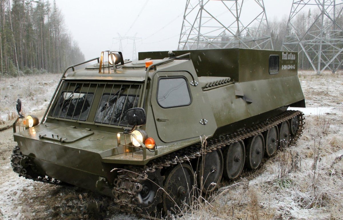 Гусеничный снегоболотоход ГАЗ 34039