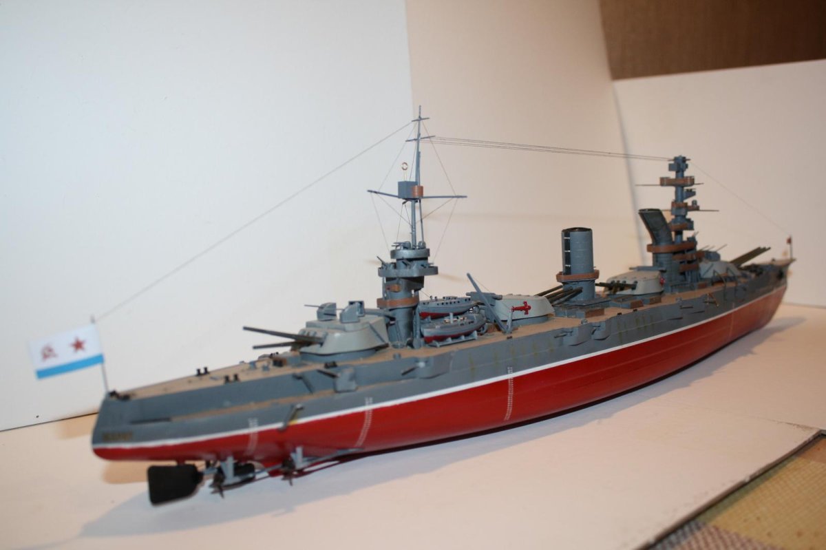 Линкор Марат модель