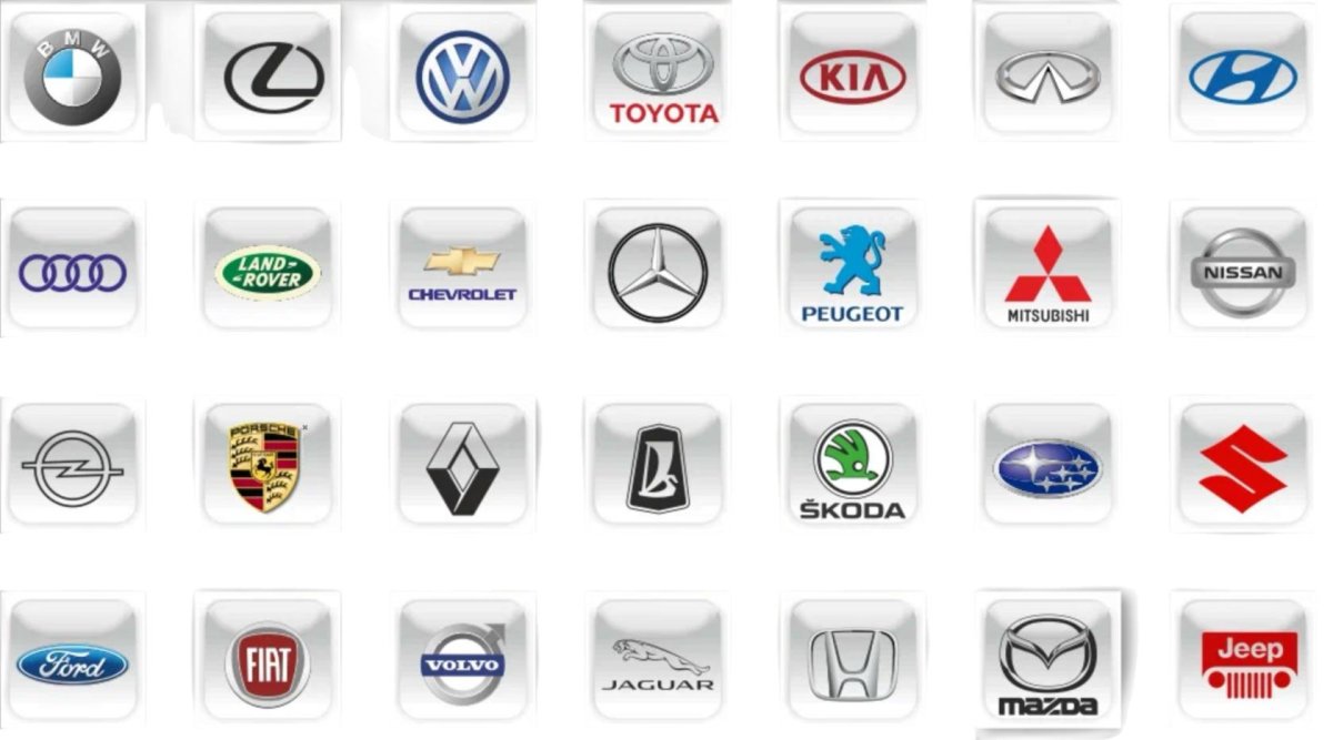 Марки автомобилей