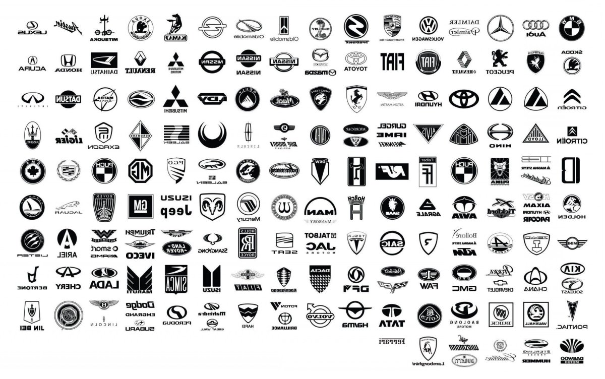 Логотипы марок автомобилей с названиями