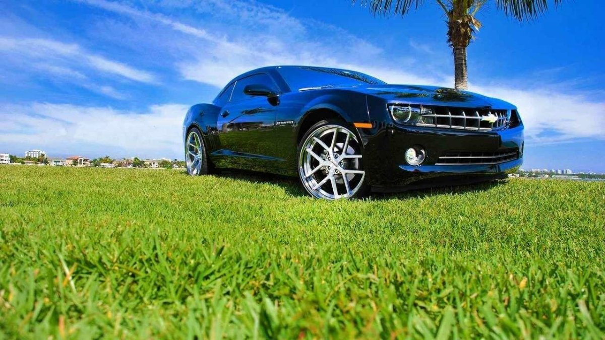 Шевроле Камаро черная