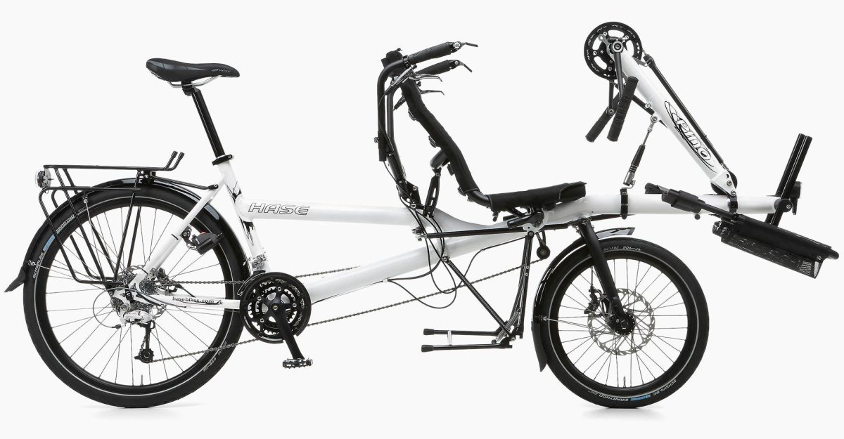 Веломобиль с ручным приводом