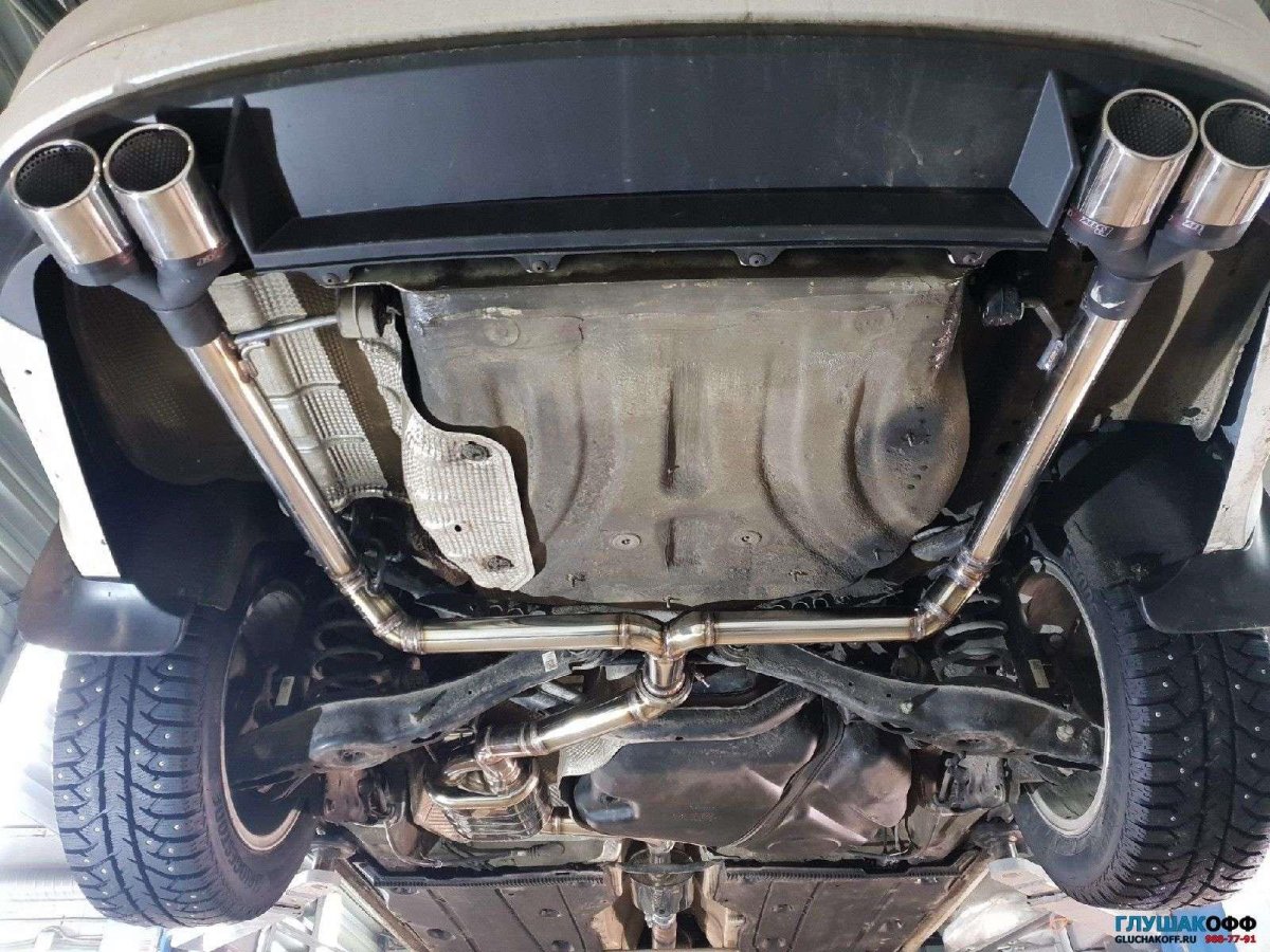Octavia a7 выхлоп