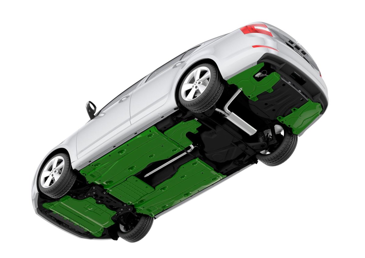 Днище Skoda Octavia a7