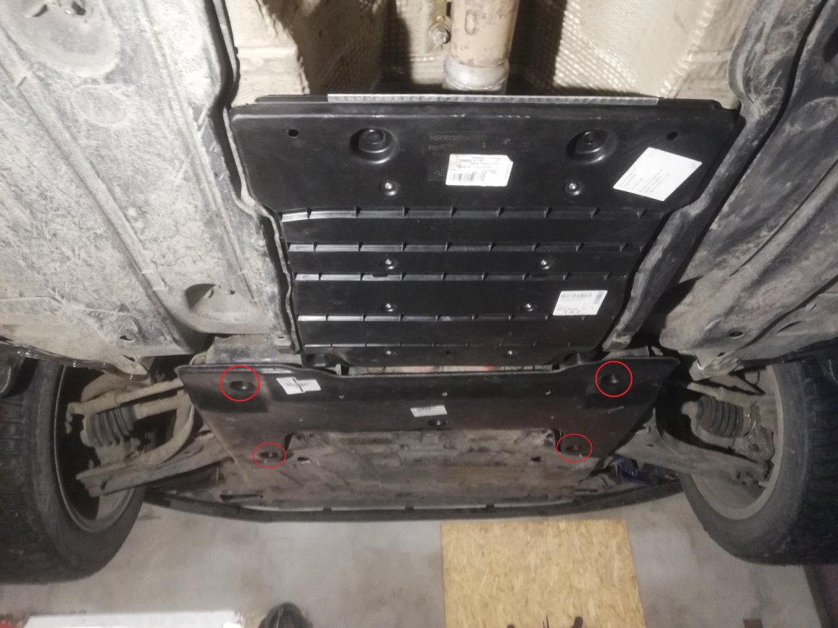 Octavia a7 днище