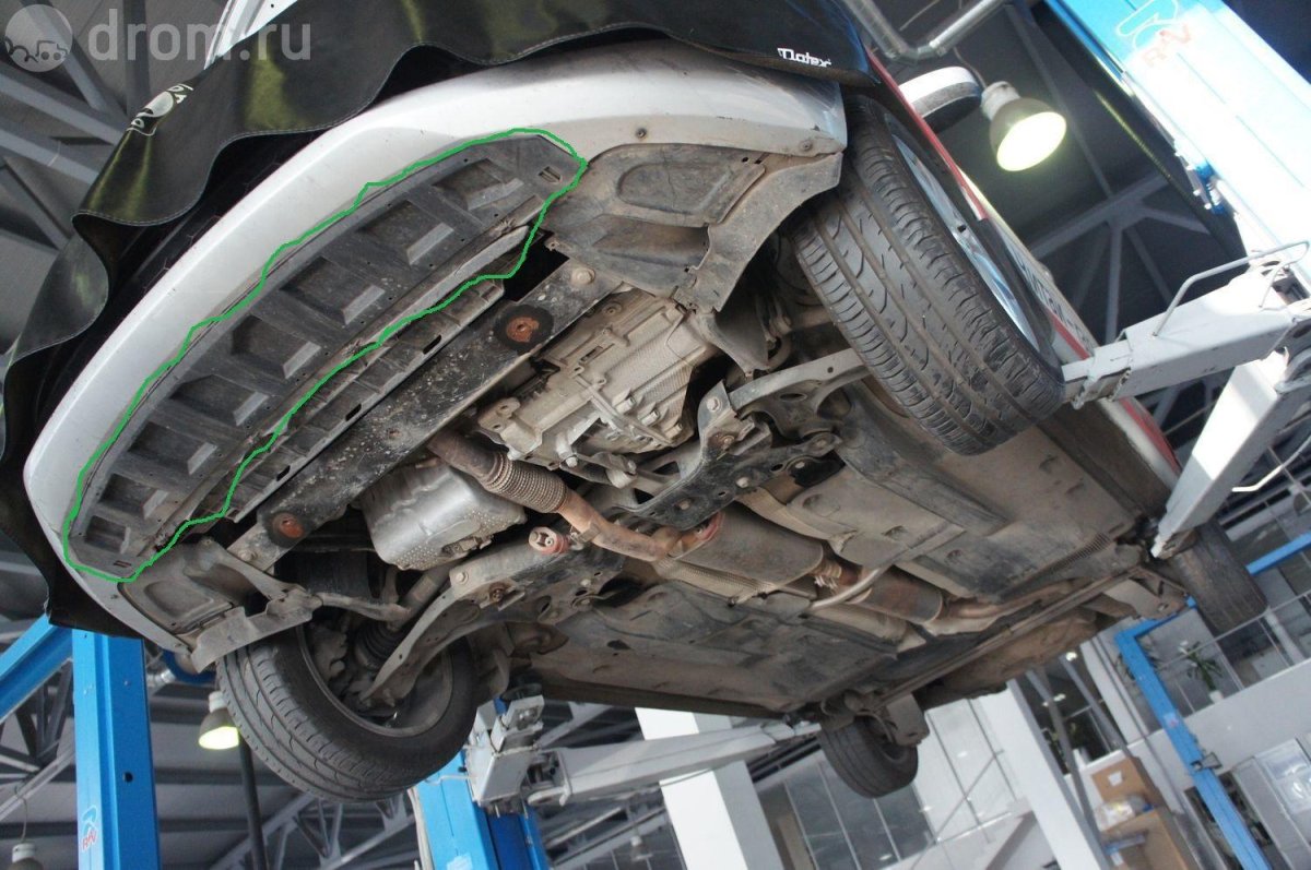 Шкода Рапид 1.4 днище