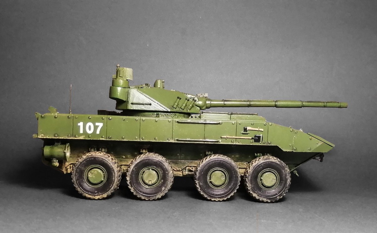 «Колесный танк» 2с28 «Спрут-к»