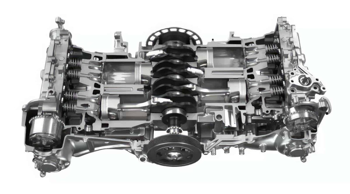 Оппозитный ДВС Субару