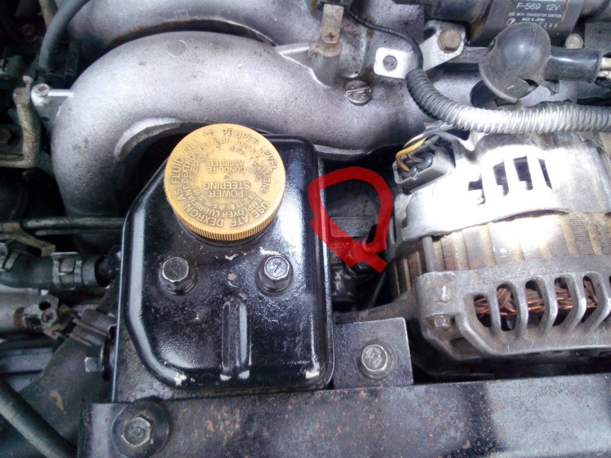 Номер двигателя Subaru ej20