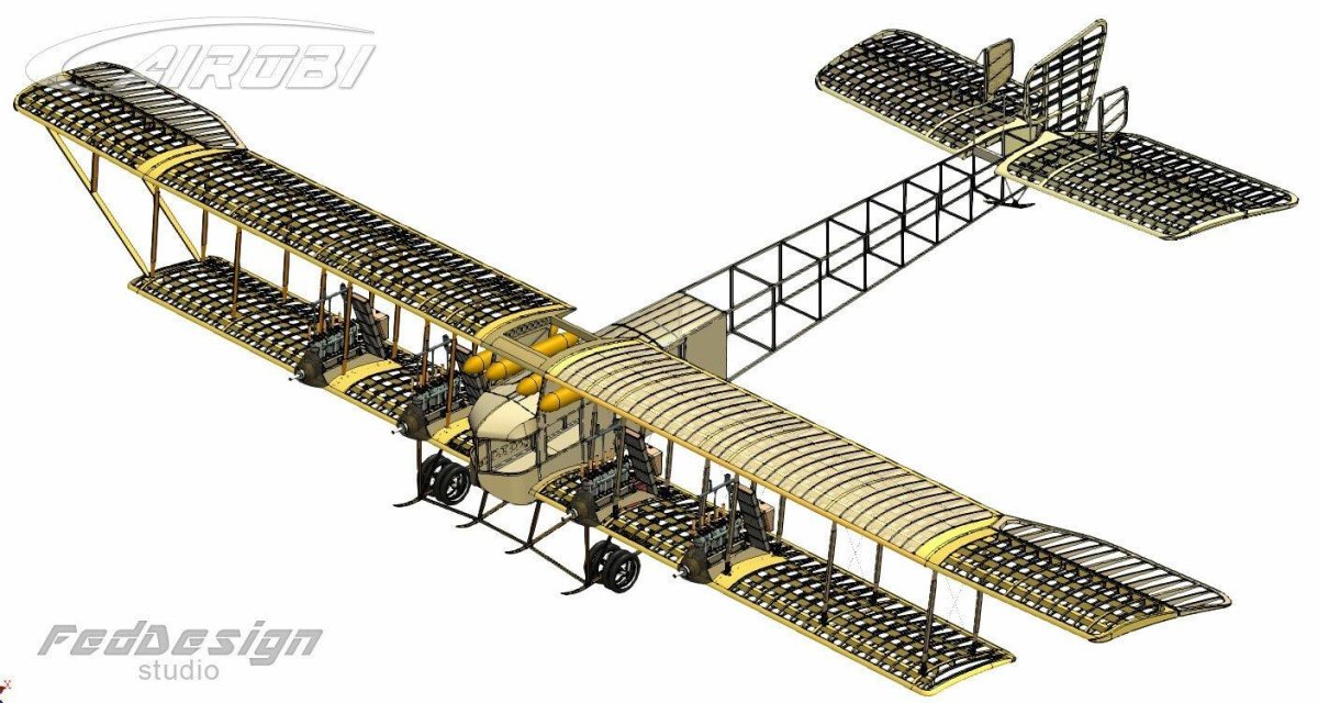 Илья Муромец самолет бомбардировщик модель