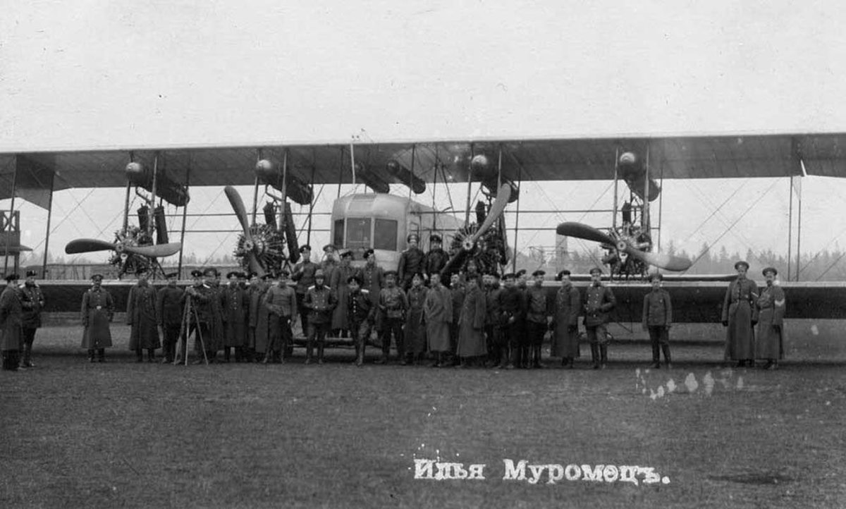 Самолет Сикорского 1913 Илья Муромец