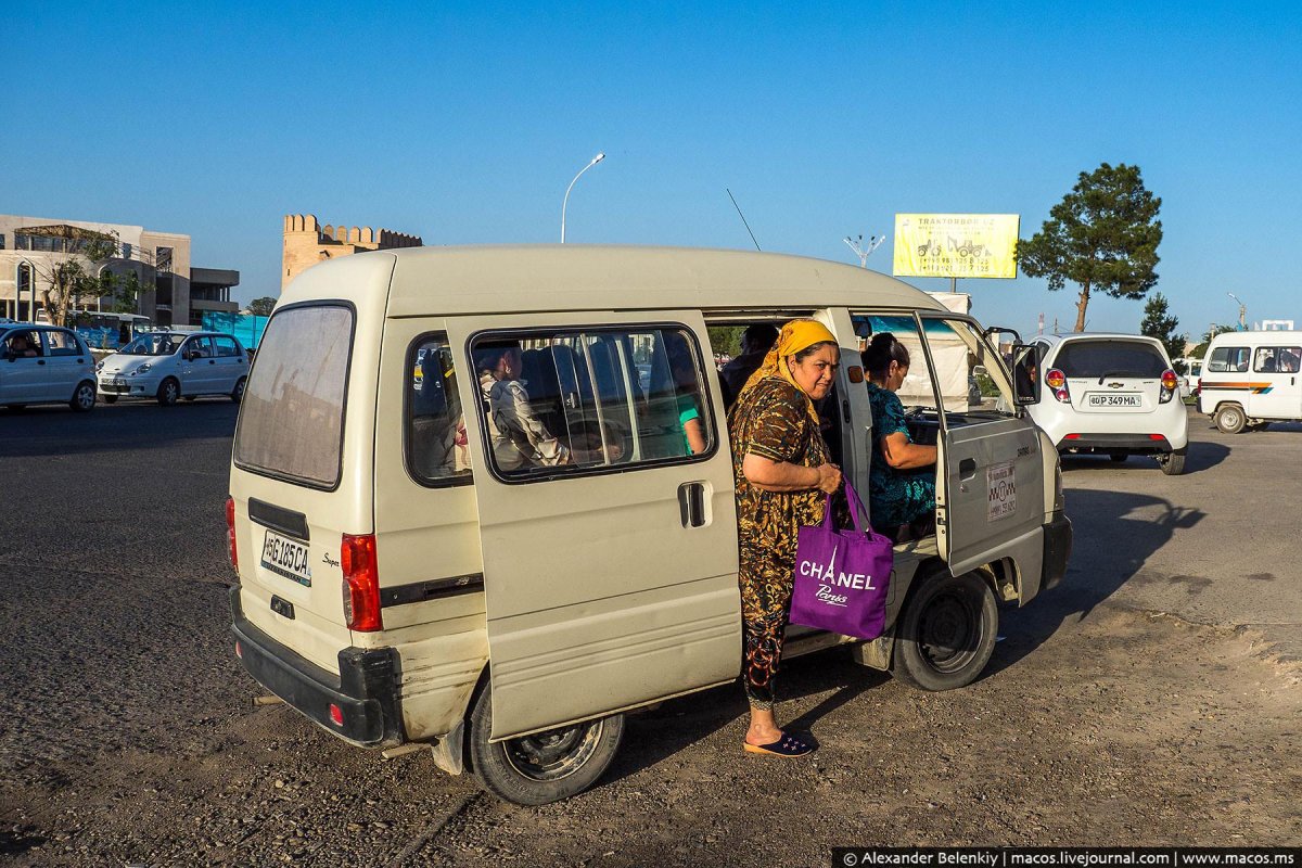 Дэу Дамас маршрутка в Узбекистане