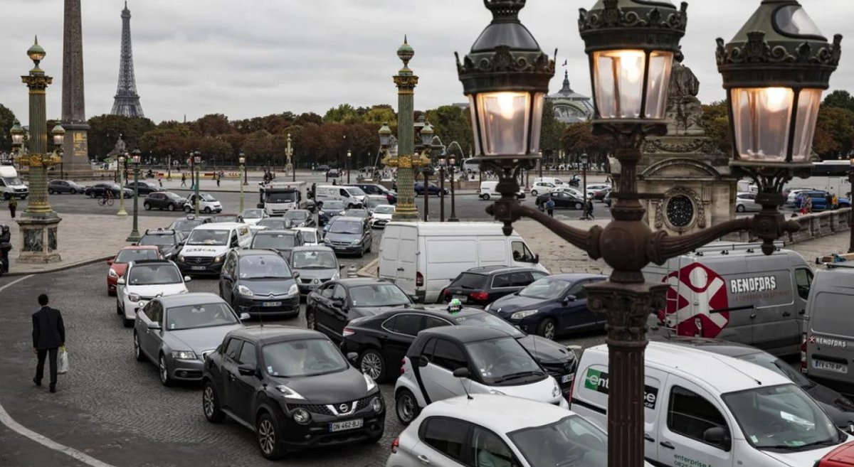 Пробки в Париже