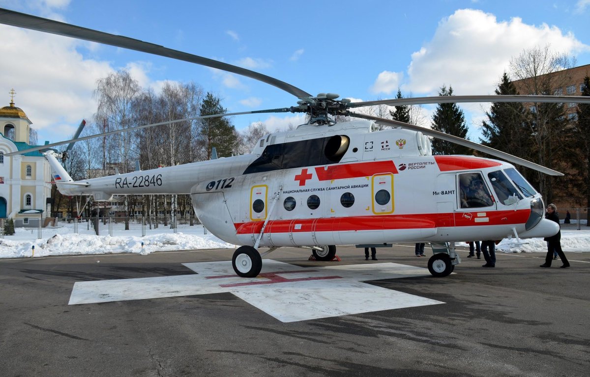 Вертолет ми-8 санавиация