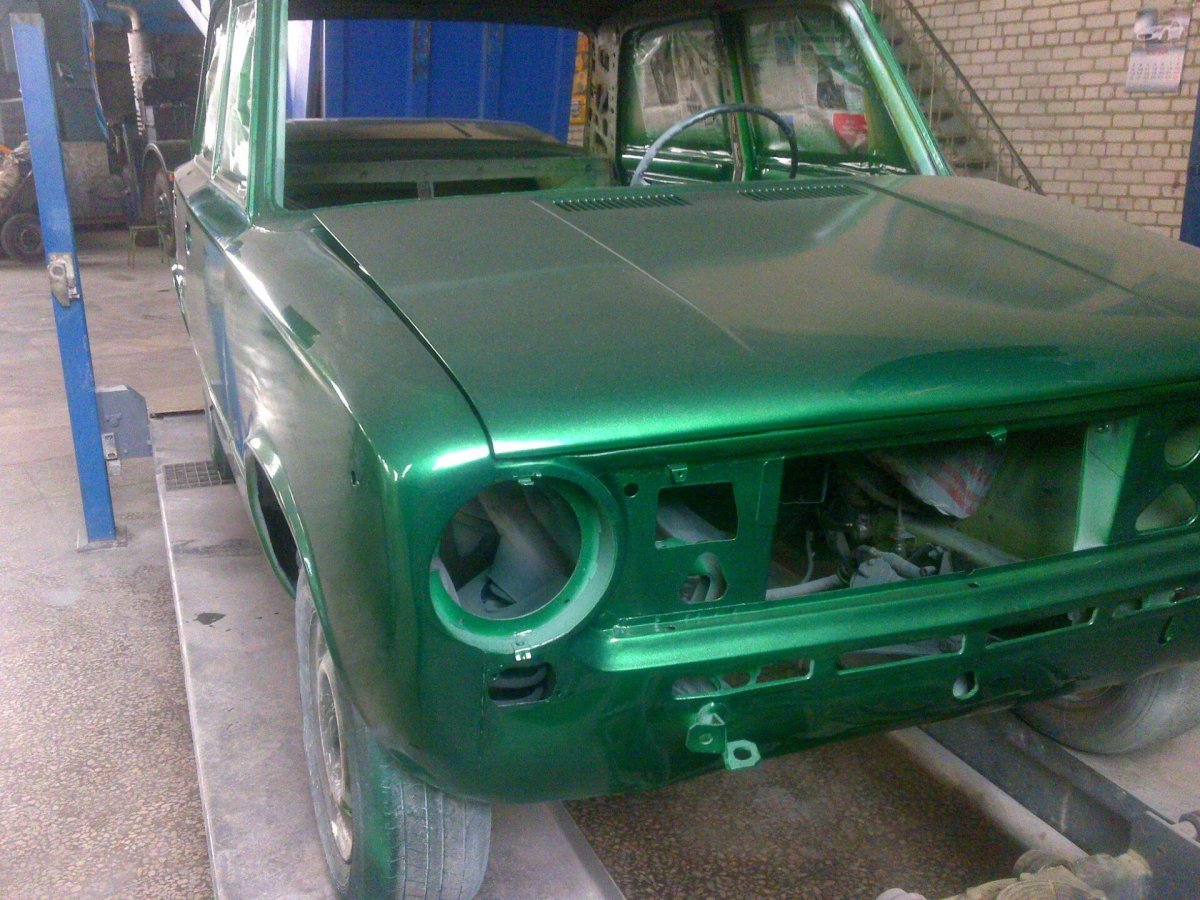 ВАЗ 2107 зеленый металлик изумруд