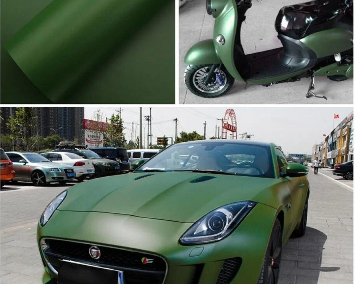 Пежо 308 цвет зеленый матовый