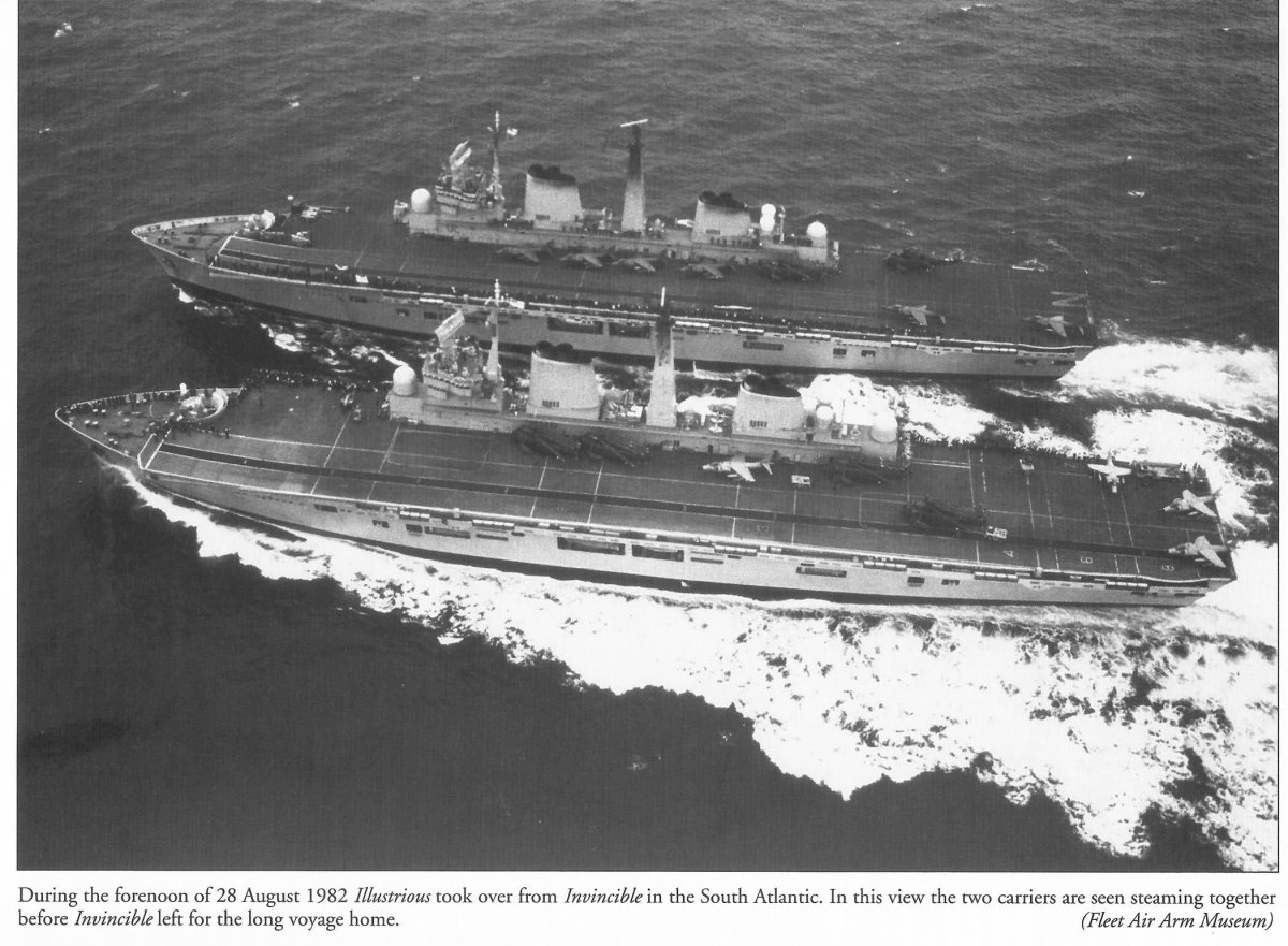 Авианосец Инвинсибл 1982