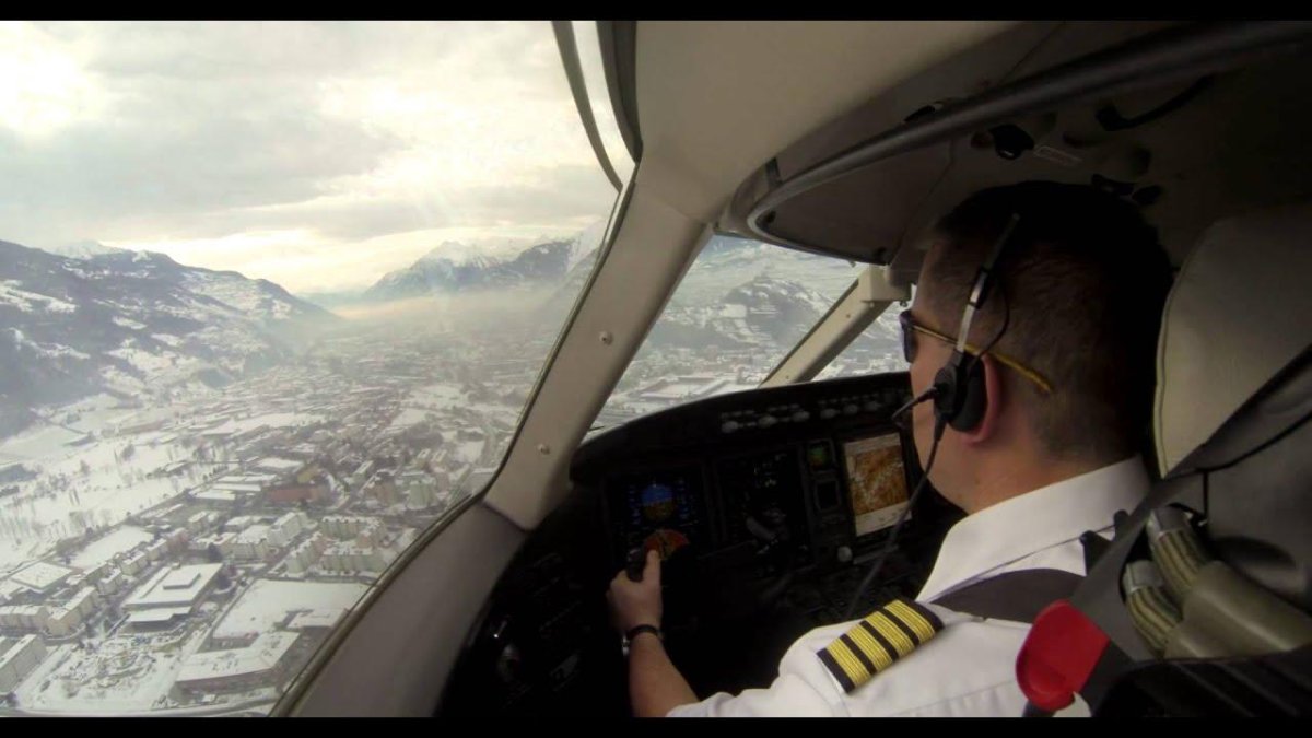 Вид из кабины пилота