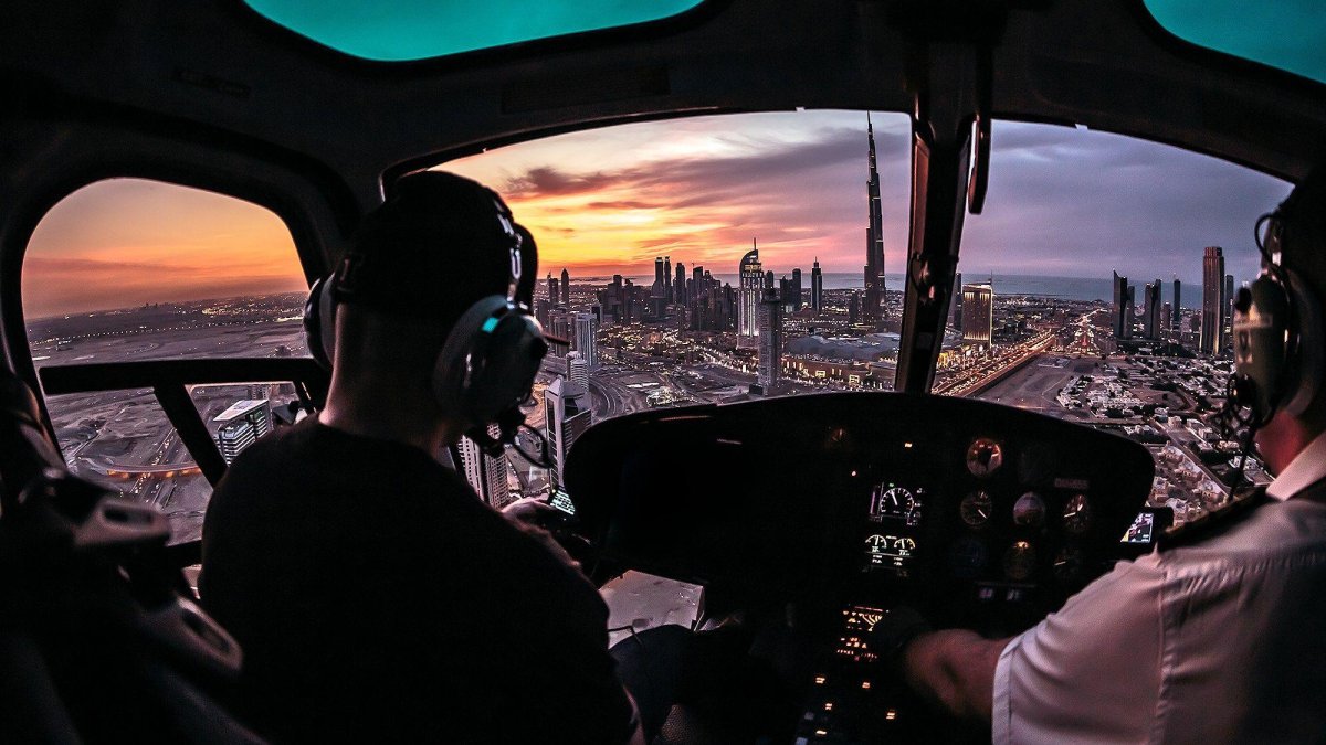 Вид из кабины пилота